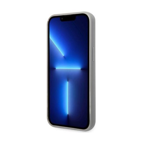 Karl Lagerfeld Monogram Iridescent - Etui iPhone 14 Pro (srebrny) Karl Lagerfeld Monogram Iridescent - Etui iPhone 14 Pro (srebrny)