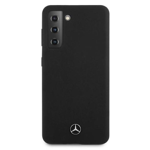 Mercedes Silicone Line - Etui Samsung Galaxy S21 (czarny) Mercedes Silicone Line - Etui Samsung Galaxy S21 (czarny)