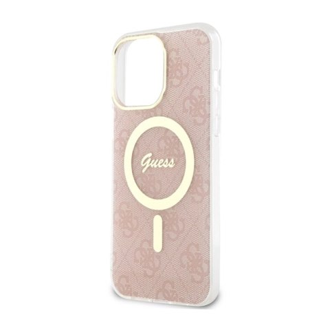 Guess 4G MagSafe - Etui iPhone 14 Pro Max (Różowy) Guess 4G MagSafe - Etui iPhone 14 Pro Max (Różowy)