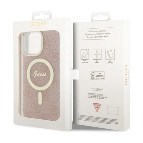Guess 4G MagSafe - Etui iPhone 14 Pro Max (Różowy) Guess 4G MagSafe - Etui iPhone 14 Pro Max (Różowy)
