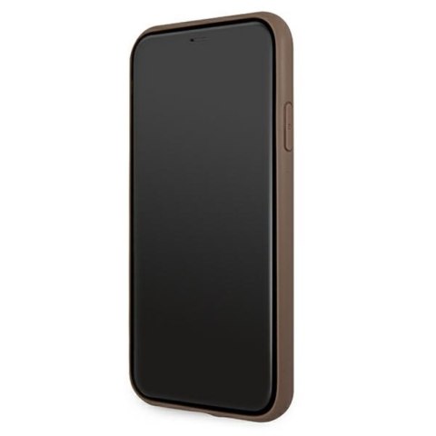 Guess 4G Printed Stripe - Etui iPhone 11 (brązowy) Guess 4G Printed Stripe - Etui iPhone 11 (brązowy)
