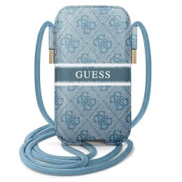 Guess 4G Printed Stripe Pouch - Torebka na telefon S/M max 6.1