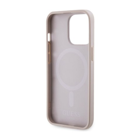 Guess 4G Printed Stripes MagSafe - Etui iPhone 13 Pro (Różowy) Guess 4G Printed Stripes MagSafe - Etui iPhone 13 Pro (Różowy)