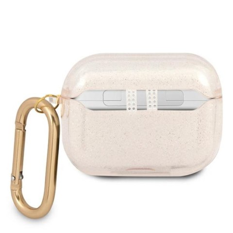 Guess Colored Glitter - Etui Airpods Pro (złoty) Guess Colored Glitter - Etui Airpods Pro (złoty)