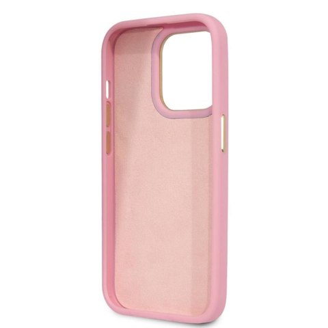 Guess Croco Collection - Etui iPhone 14 Pro (różowy) Guess Croco Collection - Etui iPhone 14 Pro (różowy)