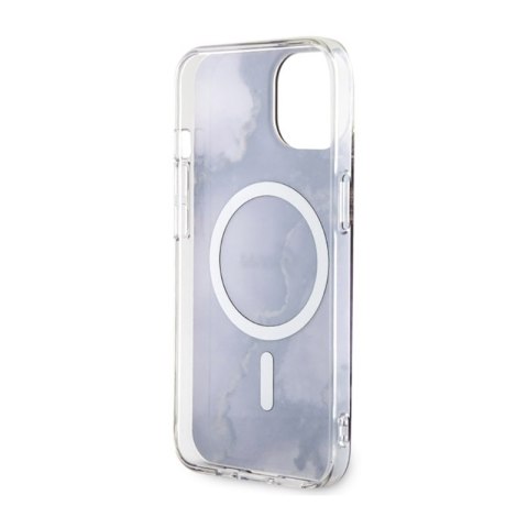 Guess Golden Marble MagSafe - Etui iPhone 14 (Purpurowy) Guess Golden Marble MagSafe - Etui iPhone 14 (Purpurowy)