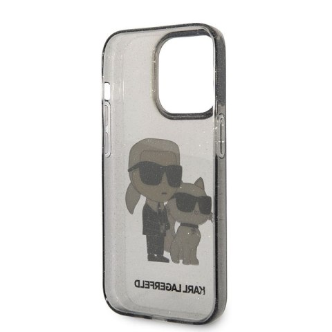 Karl Lagerfeld IML Glitter NFT Karl & Choupette - Etui iPhone 14 Pro Max (czarny) Karl Lagerfeld IML Glitter NFT Karl & Choupette - Etui iPhone 14 Pro Max (czarny)
