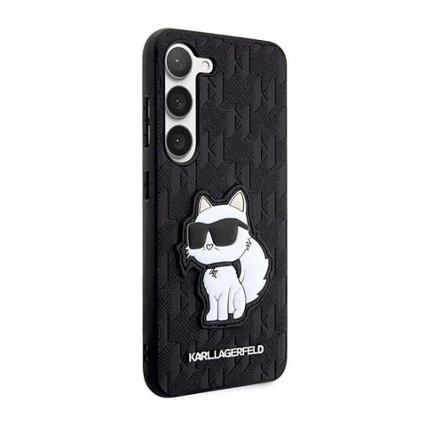 Karl Lagerfeld NFT Saffiano Monogram Choupette - Etui Samsung Galaxy S23+ (czarny) Karl Lagerfeld NFT Saffiano Monogram Choupette - Etui Samsung Galaxy S23+ (czarny)