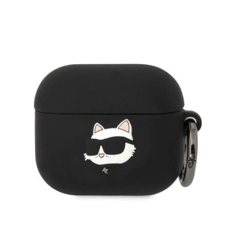 Karl Lagerfeld Silicone NFT Choupette Head 3D - Etui AirPods 3 (czarny) Karl Lagerfeld Silicone NFT Choupette Head 3D - Etui AirPods 3 (czarny)