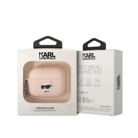 Karl Lagerfeld Silicone NFT Choupette Head 3D - Etui AirPods Pro 2 (różowy) Karl Lagerfeld Silicone NFT Choupette Head 3D - Etui AirPods Pro 2 (różowy)