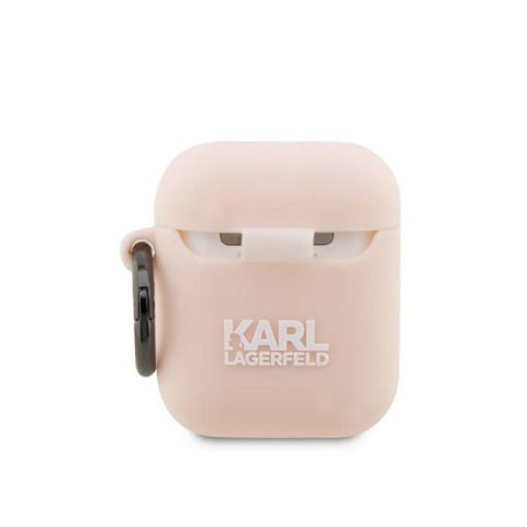 Karl Lagerfeld Silicone NFT Karl Head 3D - Etui AirPods 1/2 gen (różowy) Karl Lagerfeld Silicone NFT Karl Head 3D - Etui AirPods 1/2 gen (różowy)