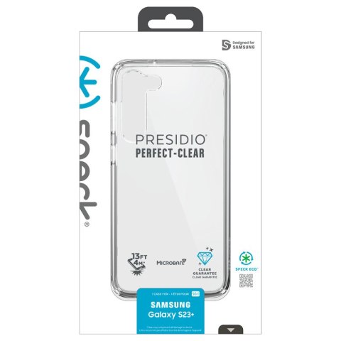 Speck Presidio Perfect-Clear - Etui Samsung Galaxy S23+ z powłoką MICROBAN (Clear) Speck Presidio Perfect-Clear - Etui Samsung Galaxy S23+ z powłoką MICROBAN (Clear)