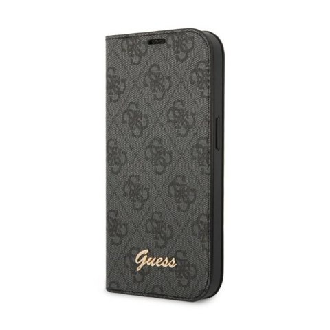 Guess 4G Metal Camera Outline Booktype Case - Etui iPhone 14 Pro (czarny) Guess 4G Metal Camera Outline Booktype Case - Etui iPhone 14 Pro (czarny)