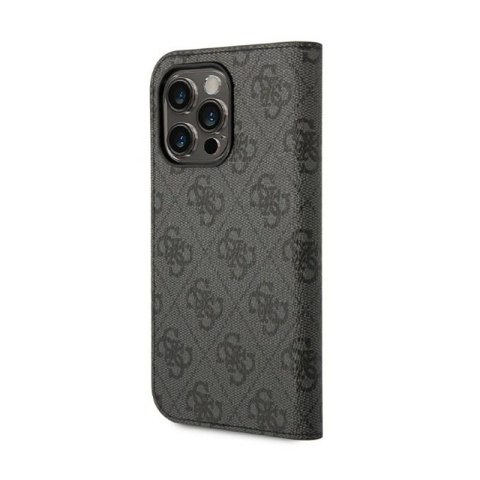 Guess 4G Metal Camera Outline Booktype Case - Etui iPhone 14 Pro (czarny) Guess 4G Metal Camera Outline Booktype Case - Etui iPhone 14 Pro (czarny)