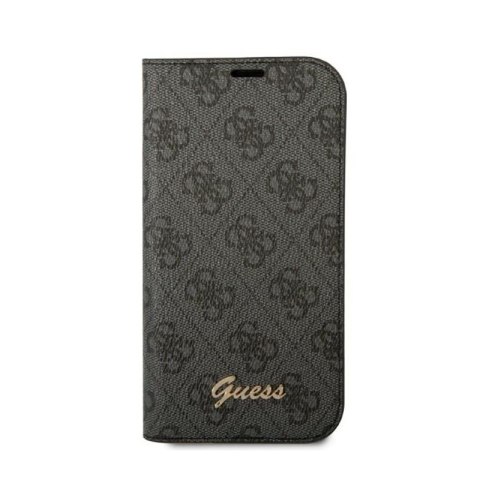 Guess 4G Metal Camera Outline Booktype Case - Etui iPhone 14 Pro (czarny) Guess 4G Metal Camera Outline Booktype Case - Etui iPhone 14 Pro (czarny)