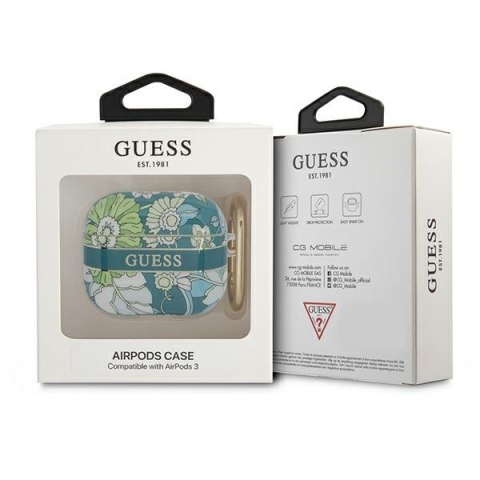 Guess Flower Strap - Etui Airpods 3 (Green) Guess Flower Strap - Etui Airpods 3 (Green)