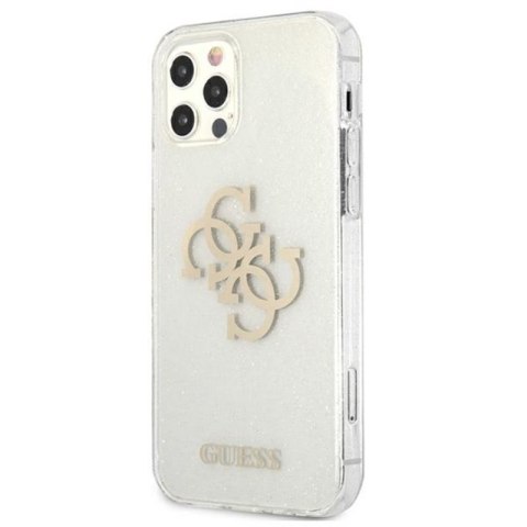 Guess Glitter 4G Big Logo - Etui iPhone 12 Pro Max (przezroczysty) Guess Glitter 4G Big Logo - Etui iPhone 12 Pro Max (przezroczysty)