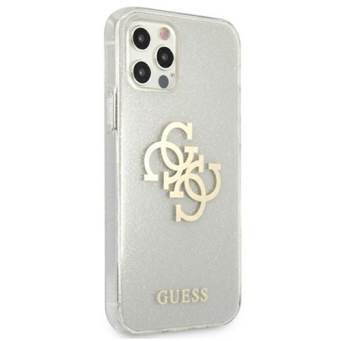 Guess Glitter 4G Big Logo - Etui iPhone 12 Pro Max (przezroczysty) Guess Glitter 4G Big Logo - Etui iPhone 12 Pro Max (przezroczysty)