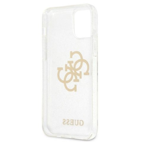 Guess Glitter 4G Big Logo - Etui iPhone 12 Pro Max (przezroczysty) Guess Glitter 4G Big Logo - Etui iPhone 12 Pro Max (przezroczysty)