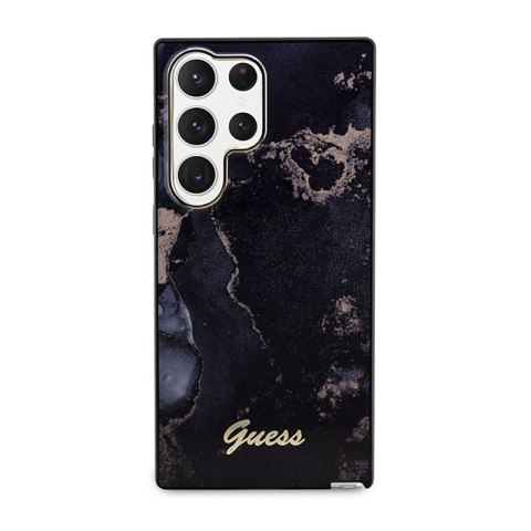 Guess Golden Marble Collection - Etui Samsung Galaxy S23 Ultra (czarny) Guess Golden Marble Collection - Etui Samsung Galaxy S23 Ultra (czarny)