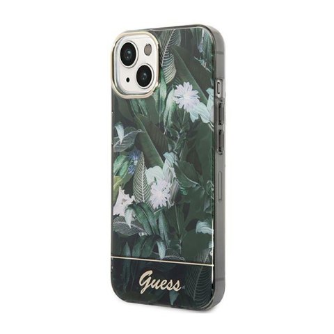 Guess Jungle Case - Etui iPhone 14 Plus (zielony) Guess Jungle Case - Etui iPhone 14 Plus (zielony)