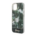 Guess Jungle Case - Etui iPhone 14 Plus (zielony)