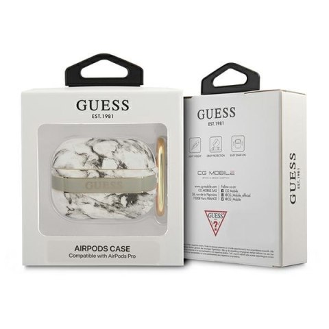 Guess Marble Strap - Etui Airpods Pro (Grey) Guess Marble Strap - Etui Airpods Pro (Grey)