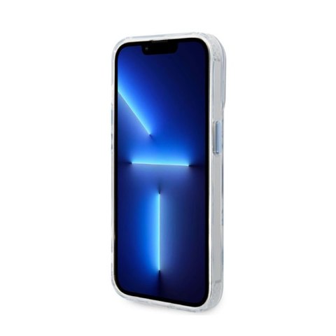 Guess Metal Outline Magsafe - Etui iPhone 14 Pro (przezroczysty / niebieski) Guess Metal Outline Magsafe - Etui iPhone 14 Pro (przezroczysty / niebieski)