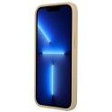 Guess Saffiano Triangle Logo Case - Etui iPhone 13 Pro (beżowy)