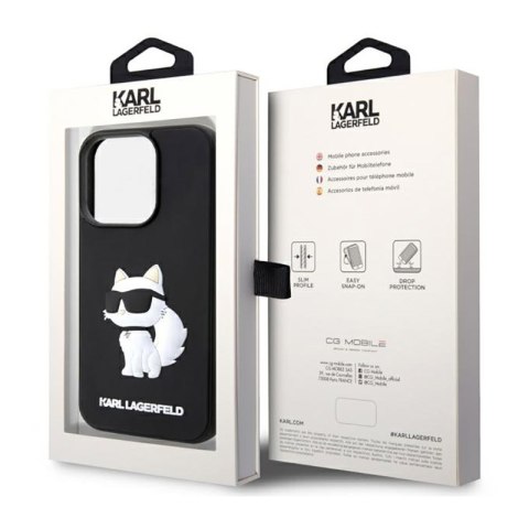 Karl Lagerfeld 3D Rubber NFT Choupette - Etui iPhone 14 Pro Max (Czarny) Karl Lagerfeld 3D Rubber NFT Choupette - Etui iPhone 14 Pro Max (Czarny)