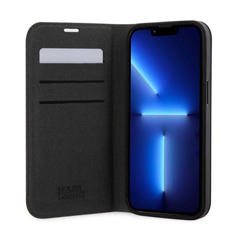 Karl Lagerfeld Booktype NFT Saffiano Karl & Choupette - Etui iPhone 14 Pro (Czarny) Karl Lagerfeld Booktype NFT Saffiano Karl & Choupette - Etui iPhone 14 Pro (Czarny)