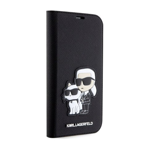 Karl Lagerfeld Booktype NFT Saffiano Karl & Choupette - Etui iPhone 14 Pro (Czarny) Karl Lagerfeld Booktype NFT Saffiano Karl & Choupette - Etui iPhone 14 Pro (Czarny)