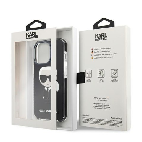 Karl Lagerfeld Fullbody Ikonik - Etui iPhone 13 Pro Black) Karl Lagerfeld Fullbody Ikonik - Etui iPhone 13 Pro Black)