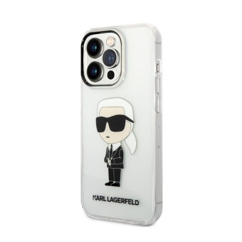 Karl Lagerfeld IML NFT Ikonik - Etui iPhone 14 Pro Max (przezroczysty) Karl Lagerfeld IML NFT Ikonik - Etui iPhone 14 Pro Max (przezroczysty)