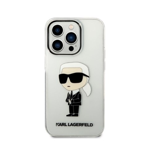 Karl Lagerfeld IML NFT Ikonik - Etui iPhone 14 Pro Max (przezroczysty) Karl Lagerfeld IML NFT Ikonik - Etui iPhone 14 Pro Max (przezroczysty)