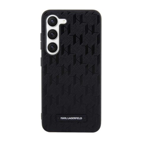 Karl Lagerfeld Saffiano Monogram Metal Logo - Etui Samsung Galaxy S23 (czarny) Karl Lagerfeld Saffiano Monogram Metal Logo - Etui Samsung Galaxy S23 (czarny)