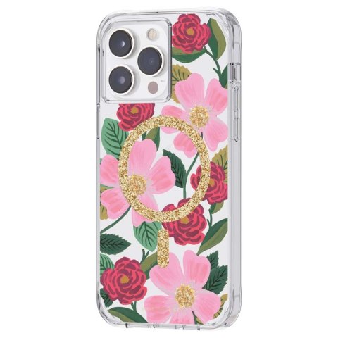 Rifle Paper Clear MagSafe - Etui iPhone 14 Pro Max zdobione złotem (Rose Garden) Rifle Paper Clear MagSafe - Etui iPhone 14 Pro Max zdobione złotem (Rose Garden)