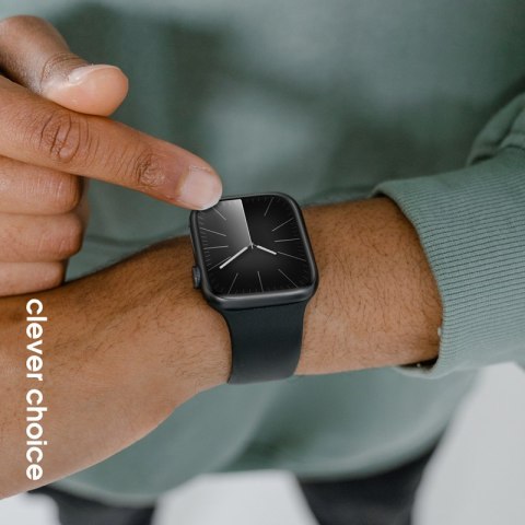 Crong Liquid - Pasek do Apple Watch 44/45/46/49 mm (czarny) Crong Liquid - Pasek do Apple Watch 44/45/46/49 mm (czarny)