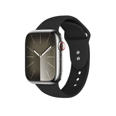 Crong Liquid - Pasek do Apple Watch 44/45/46/49 mm (czarny) Crong Liquid - Pasek do Apple Watch 44/45/46/49 mm (czarny)