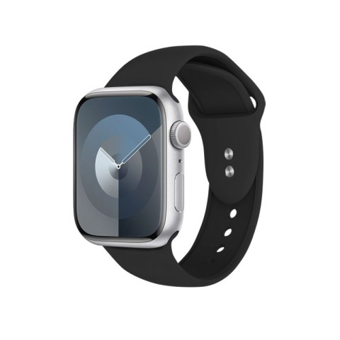 Crong Liquid - Pasek do Apple Watch 44/45/46/49 mm (czarny) Crong Liquid - Pasek do Apple Watch 44/45/46/49 mm (czarny)
