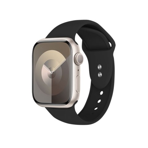Crong Liquid - Pasek do Apple Watch 44/45/46/49 mm (czarny) Crong Liquid - Pasek do Apple Watch 44/45/46/49 mm (czarny)