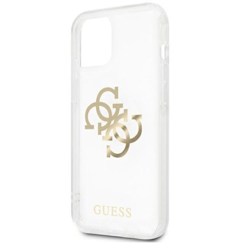 Guess 4G Big Logo Charm Gold- Etui iPhone 13 mini (złoty charms) Guess 4G Big Logo Charm Gold- Etui iPhone 13 mini (złoty charms)