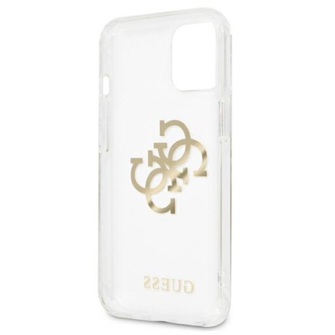Guess 4G Big Logo Charm Gold- Etui iPhone 13 mini (złoty charms) Guess 4G Big Logo Charm Gold- Etui iPhone 13 mini (złoty charms)