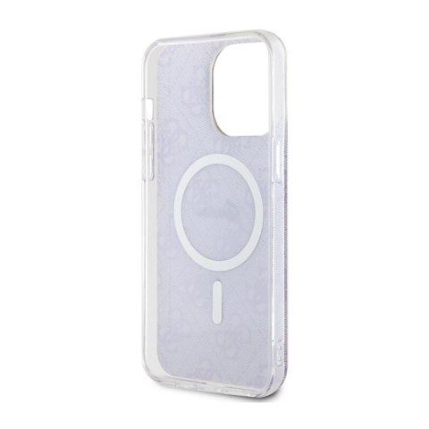 Guess 4G MagSafe - Etui iPhone 14 Pro Max (Purpurowy) Guess 4G MagSafe - Etui iPhone 14 Pro Max (Purpurowy)