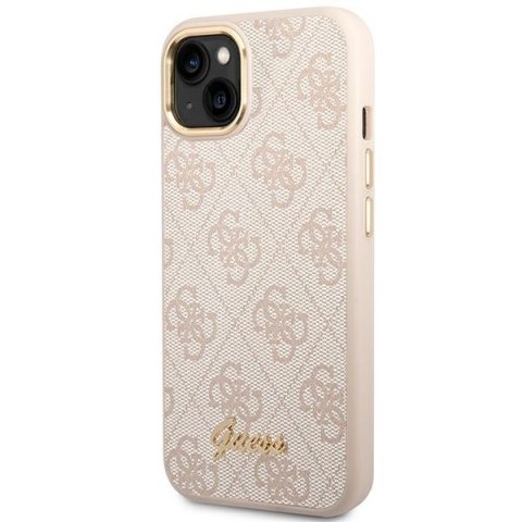 Guess 4G Metal Camera Outline Case - Etui iPhone 14 Plus (Różowy) Guess 4G Metal Camera Outline Case - Etui iPhone 14 Plus (Różowy)