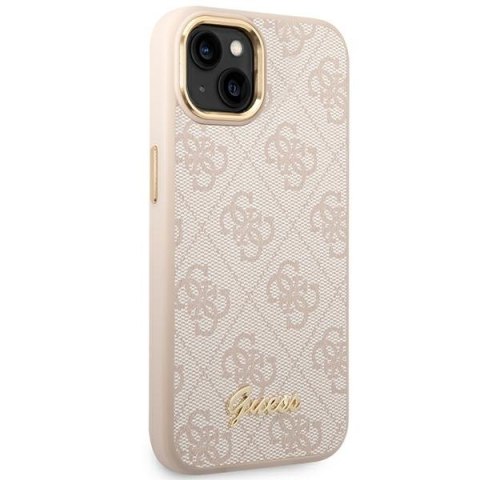 Guess 4G Metal Camera Outline Case - Etui iPhone 14 Plus (Różowy) Guess 4G Metal Camera Outline Case - Etui iPhone 14 Plus (Różowy)