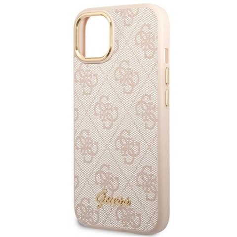 Guess 4G Metal Camera Outline Case - Etui iPhone 14 Plus (Różowy) Guess 4G Metal Camera Outline Case - Etui iPhone 14 Plus (Różowy)