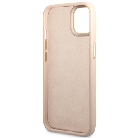 Guess 4G Metal Camera Outline Case - Etui iPhone 14 Plus (Różowy) Guess 4G Metal Camera Outline Case - Etui iPhone 14 Plus (Różowy)