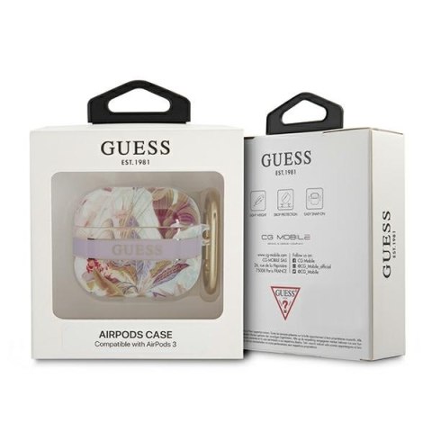 Guess Flower Strap - Etui Airpods 3 (Purple) Guess Flower Strap - Etui Airpods 3 (Purple)
