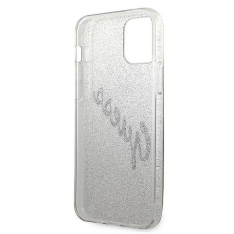 Guess Glitter Gradient Script - Etui iPhone 12 mini (złoty) Guess Glitter Gradient Script - Etui iPhone 12 mini (złoty)